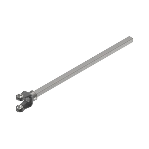 Yoke & Shaft Assembly 1 3/16"  Square Shaft 0" x0" x0"